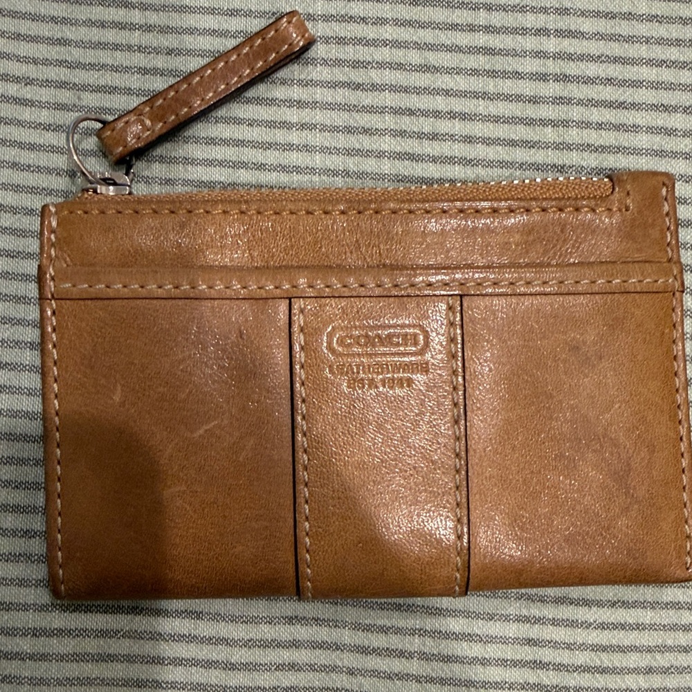 Coach Leather Coin Purse - Picture 2 of 4